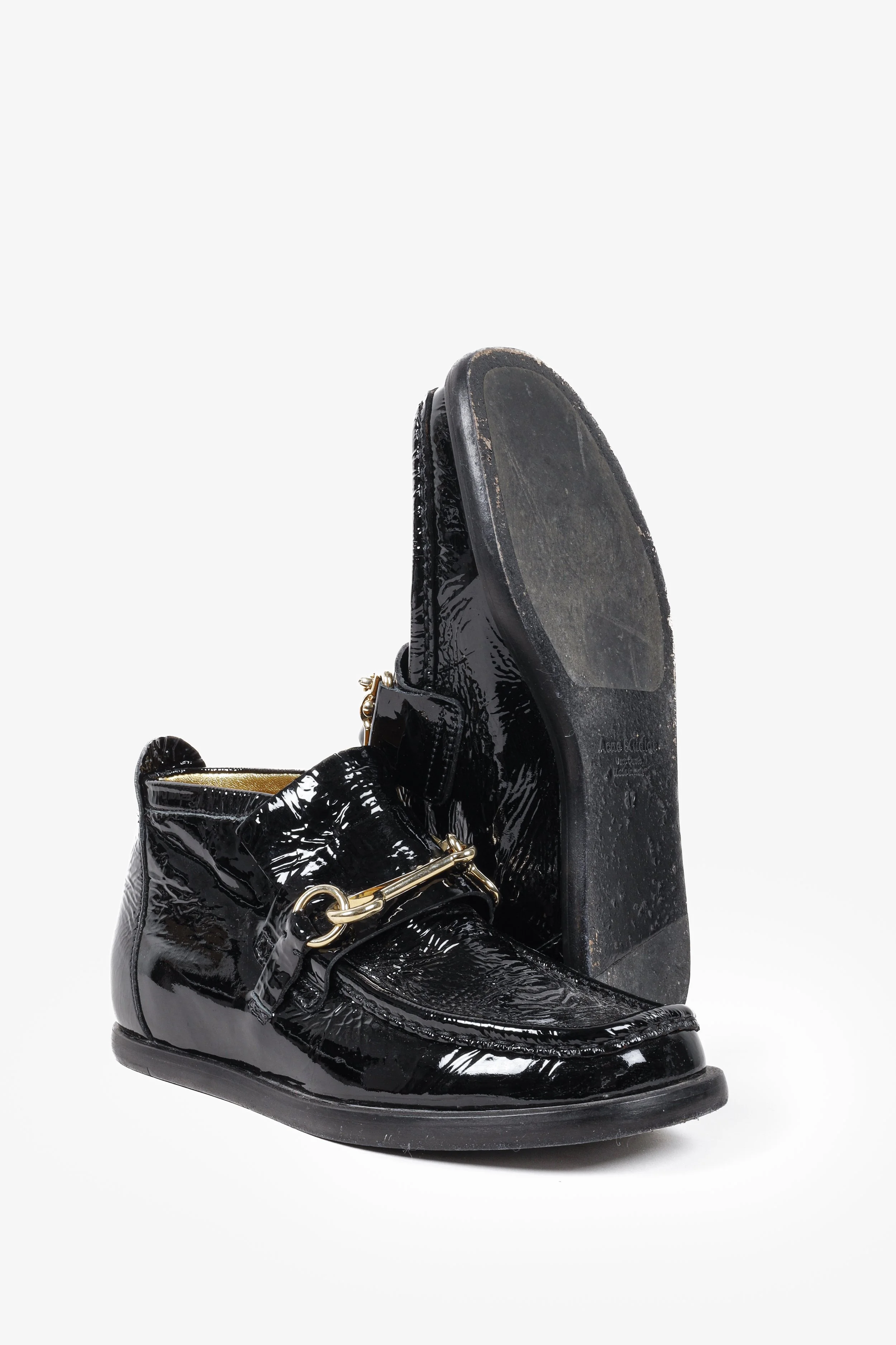Patent leather 2025 hiking boots